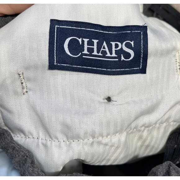 2 Pair Toddler Boy's Dress Pants Chaps Grey Size 5T Adjustable Waist - Picture 4 of 7